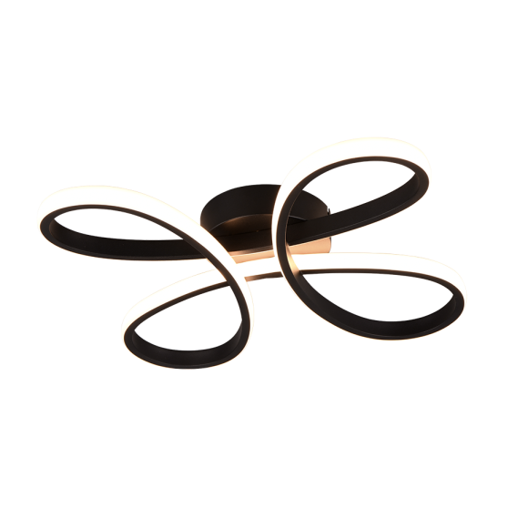 Trio T645610132 LED Deckenleuchte FLY | 22W integrierte LED-Quelle | 2600lm | 3000K