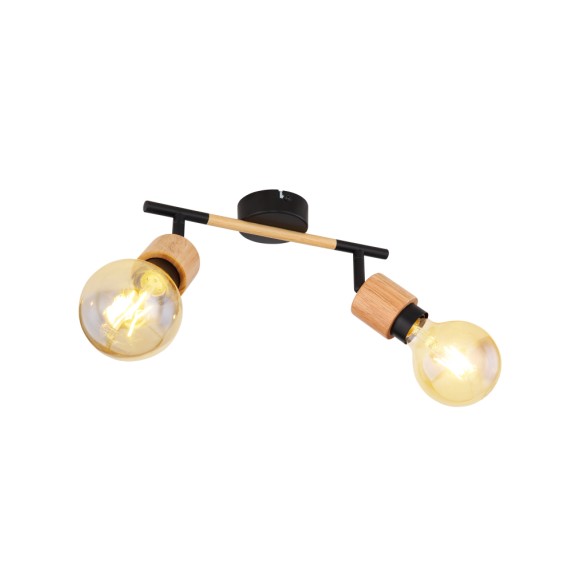 Globo 54031-2 Jorna 2x40W | E27 - braun, schwarz