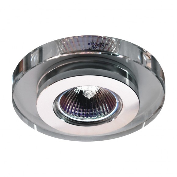 Emithor 71005 ELEGANT GLASS FIX Einbauleuchte 1xGU10 / 50W, Kristall / Chrom