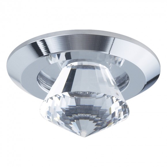 Emithor 71017 ELEGANT LED Einbauleuchte 1W LED Kristall / chrom