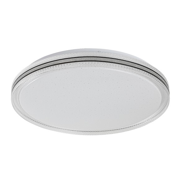 Rabalux 71349 LED Deckenleuchte Monira | 34W integrierte LED-Quelle | 2300lm | 3000-6500K | Fernbedienung | Dimmer | schwarz