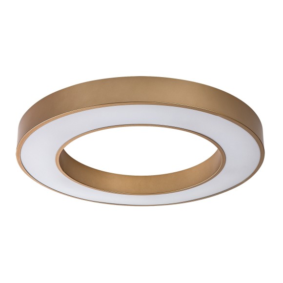 Rabalux 71363 LED Deckenleuchte Cirano | 45W integrierte LED-Quelle | 2700lm | 3000-6500K | Fernbedienung | Dimmer | gold