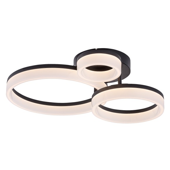 Rabalux 98071385 LED Deckenleuchte Amilia | 24W integrierte LED-Quelle | 2070lm | 3000+4000+6500K