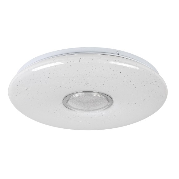 Rabalux 71414 LED Deckenleuchte Balmerino | 24W integrierte LED-Quelle | 1755lm | 3000-6000K | Fernbedienung | Dimmer | weiß