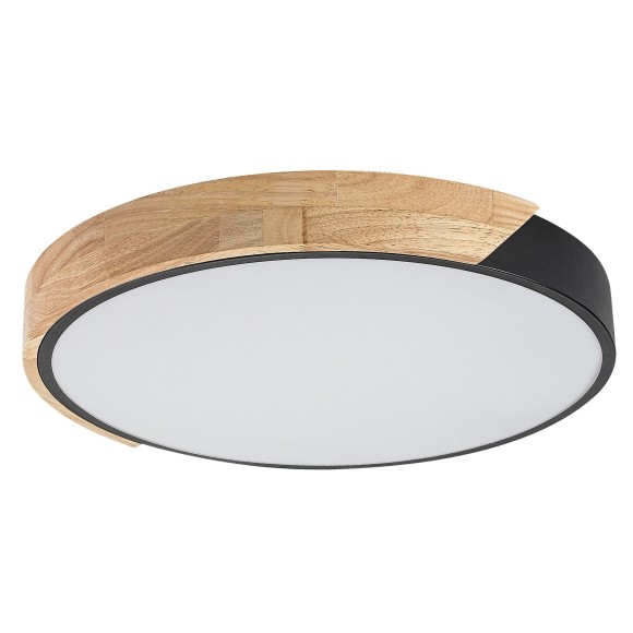Rabalux 71416 LED Deckenleuchte Maple2 | 24W integrierte LED-Quelle | 1900lm | 4000K | schwarz