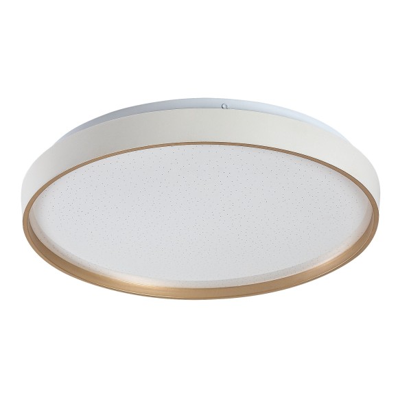 Rabalux 71452 LED Deckenleuchte Zerava | 34W integrierte LED-Quelle | 2200lm | 3000-6500K | Fernbedienung | Dimmer | gold