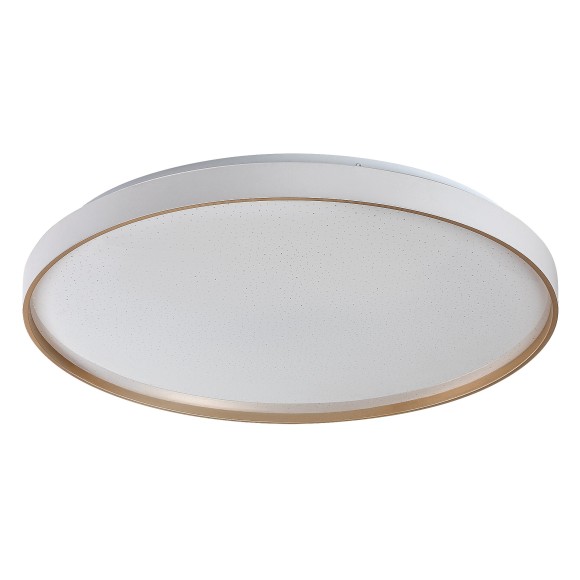 Rabalux 71453 LED Deckenleuchte Zerava | 60W integrierte LED-Quelle | 4100lm | 3000-6500K | Fernbedienung | Dimmer | gold