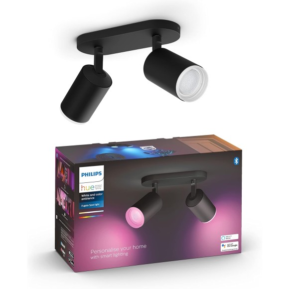 Philips 8720169319271 Spot-Deckenleuchte Fugato  | 2x4,2W GU10 | 2000-6500, RGBK