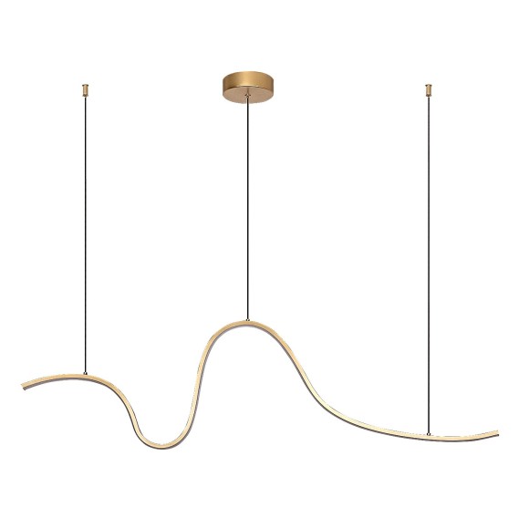 Rabalux 72404 LED Pendelleuchte Cobria | 20W integrierte LED-Quelle | 1600lm | 3000K | gold