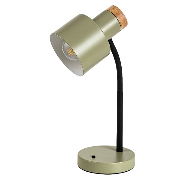 Rabalux 74099 Tischlampe Pastro E27 | mit Schalter | grün