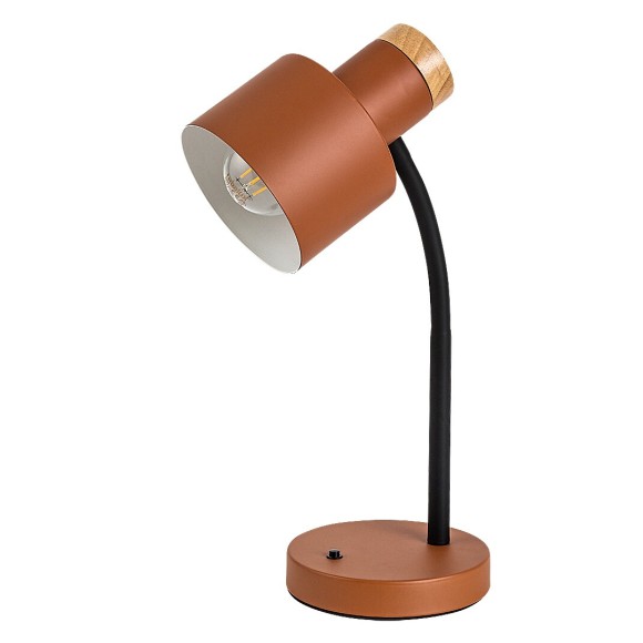 Rabalux 74100 Tischlampe Pastro E27 | mit Schalter | orange