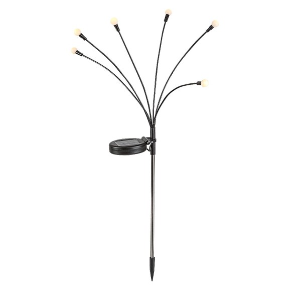 Rabalux 77043 LED solar Außenwandleuchte Tavira | 0,1W integrierte LED-Quelle | 3lm | 3000K | schwarz