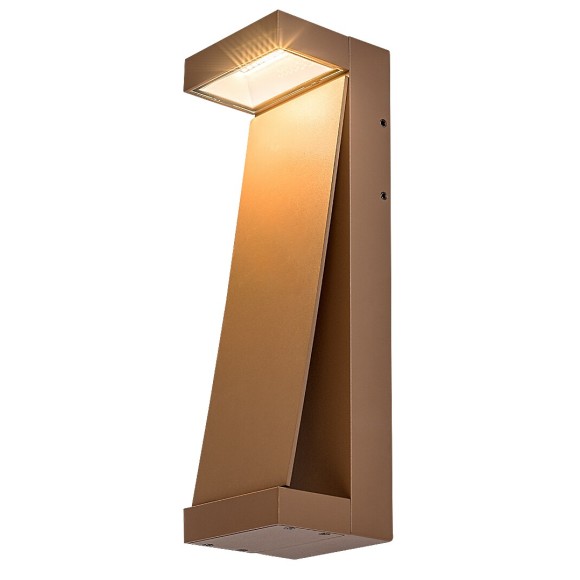 Rabalux 77068 LED Außenwandleuchte Bradu | 12W integrierte LED-Quelle | 890lm | 3000K | braun