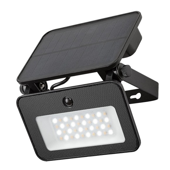 Rabalux 98077159 LED solar Strahler Tarcal  | 6W integrierte LED-Quelle | 1000lm | 3000+4000+6500K