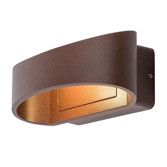 Rabalux 77180 LED Außenwandleuchte Gerla | 9W integrierte LED-Quelle | 400lm | 3000K | braun