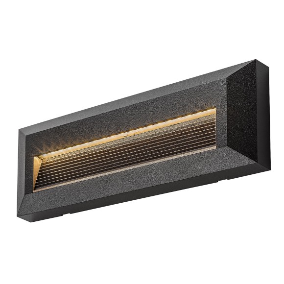 Rabalux 77189 LED Außenwandleuchte Kavala | 6W integrierte LED-Quelle | 300lm | 3000/4000/6000K | schwarz