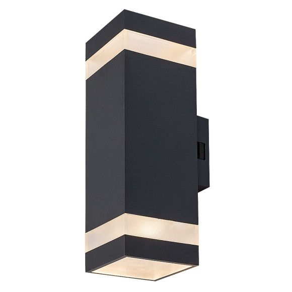 Rabalux 77210 LED Außenwandleuchte Urfa Line | 16W integrierte LED-Quelle | 1500lm | 3000/4000/6000K | anthrazit