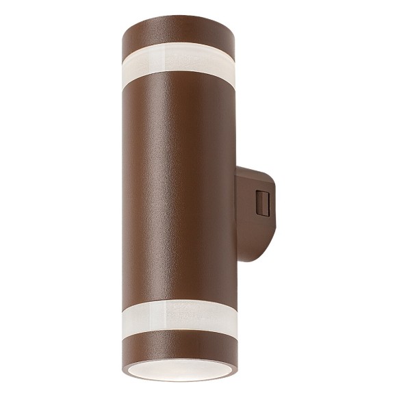Rabalux 77212 LED Außenwandleuchte Urfa Line | 16W integrierte LED-Quelle | 1400lm | 3000/4000/6000K | braun