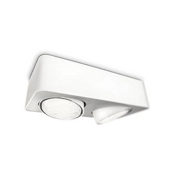 Philips Deckenleuchte Spotleuchte Confident GX53 2x9W - weiß