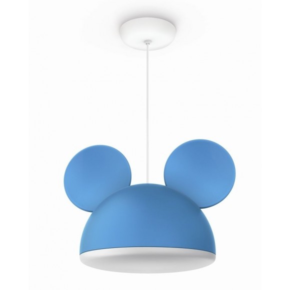 Philips Kinderdeckenleuchte - Kronleuchter MICKEY MOUSE 1X15W E27 - blau