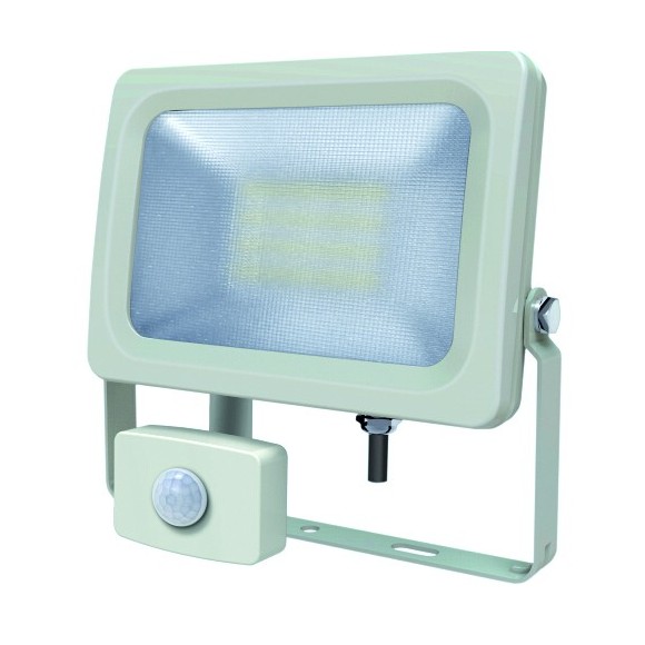 LEDKO 00030 LED Außenreflektorlampe Pir 20W| 4000K | IP54 - grau