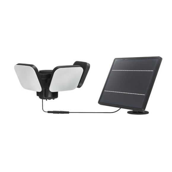 Philips 8721103105455 LED solar Außenwandleuchte Zyren  | 25W integrierte LED-Quelle | 4000lm | 5000K | schwarz