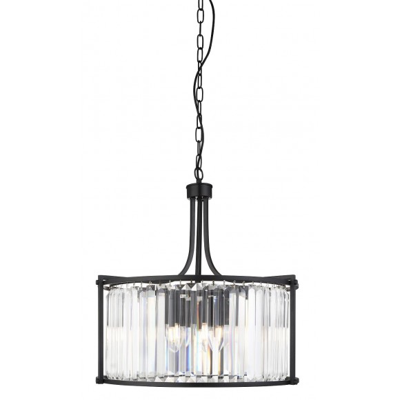 Searchlight 8295-5BK Victoria Hängeleuchte E27 5 x 60W