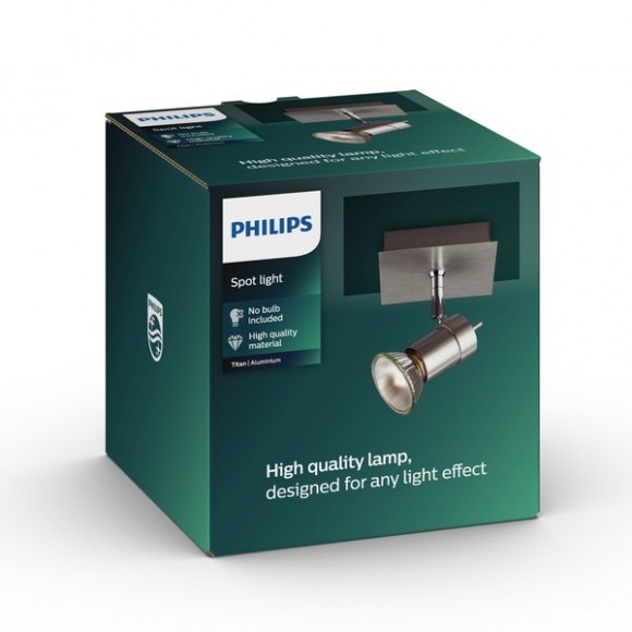 Philips 55080/48 / pn Leuchte Titan 1x50w | GU10 - Aluminium