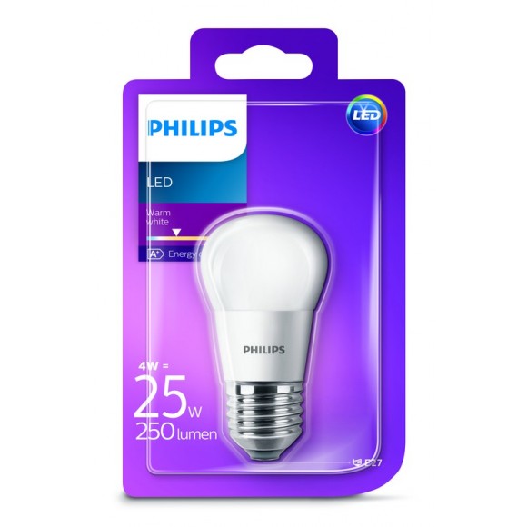 Philips 101380692 LED Lampe 1x4W | E27 | 2700K - Mini-Tropfen