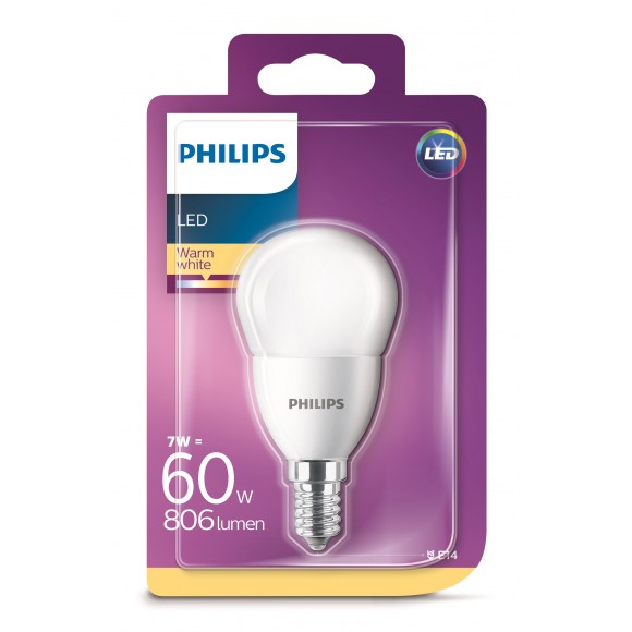 Philips 8718696702895 LED Lampe 1x7W | E14 | 2700K