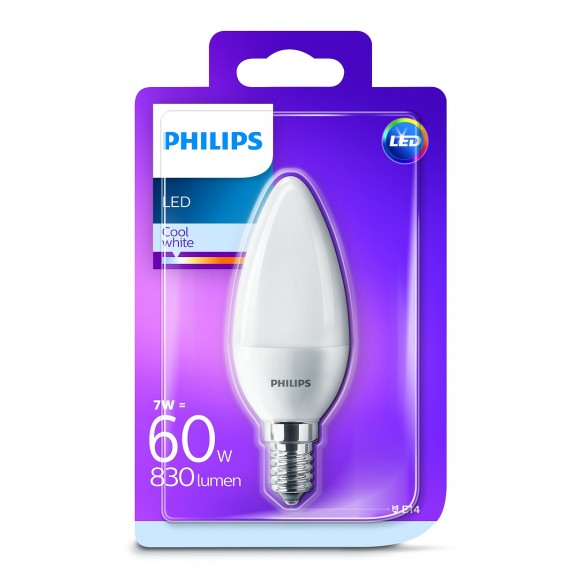 Philips 8718696702932 LED Lampe 1x7W | E14 | 4000K