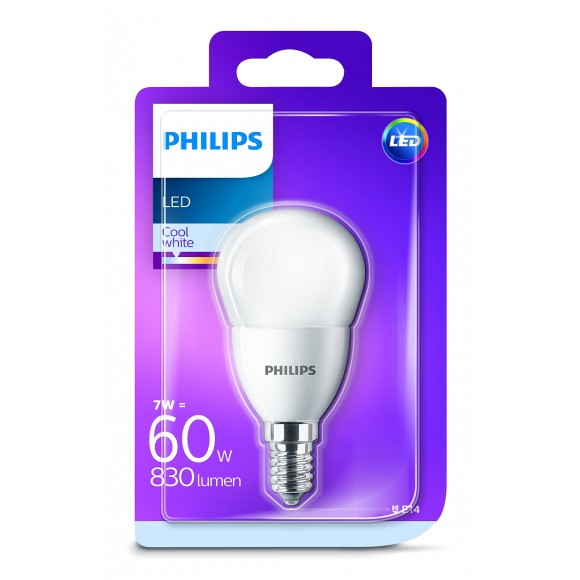 Philips 8718696702956 LED Lampe 1x7W | E14 | 4000K