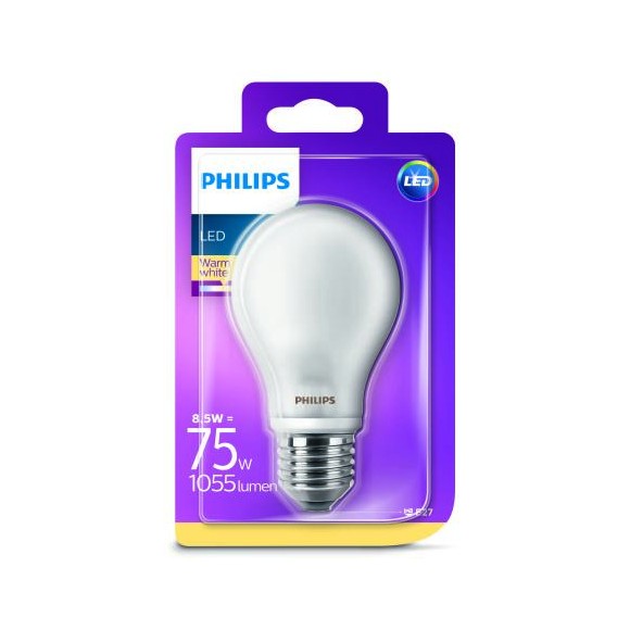 Philips 8718696705537 LED Lampe 1x8,5W | E27 | 2700K