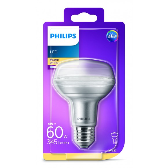 Philips 8718696813232 LED Lampe 1x4W | E27 | 2700K