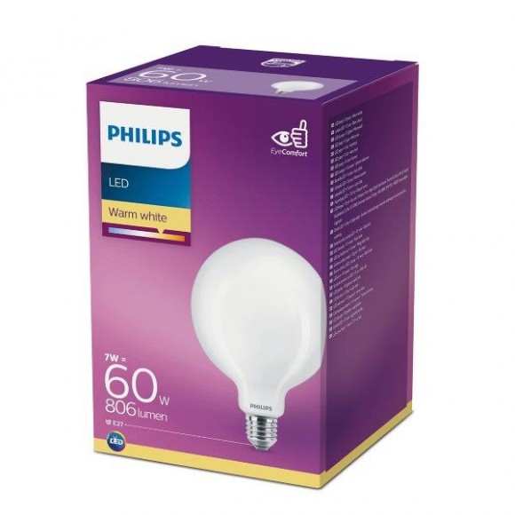 Philips 8718699648176 LED Lampe Classic 1x10,5W | E27 | 2700K - EYECOMFORT