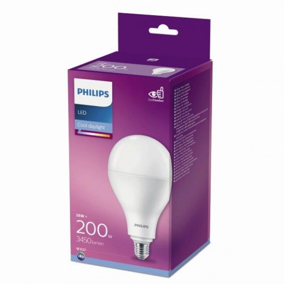 Philips 8718699673529 LED Lampe 1x28W | E27 | 6500K - EYECOMFORT