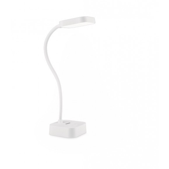 Philips 8719514443815 LED-Tischleuchte Rock 1x5W | 90lm | 5000K - USB, dimmbar, weiß