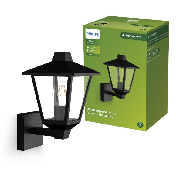 Philips 8720169351394 Außenwandleuchte Kinno  E27