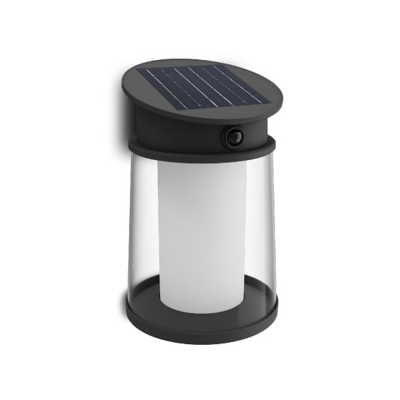 Philips 8720169361966 LED solar Außenwandleuchte Juda | 3,2W integrierte LED-Quelle | 500lm | 4000K