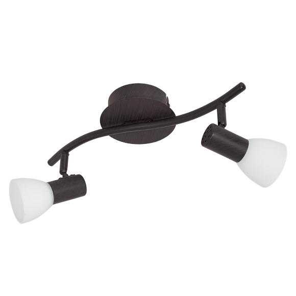 Eglo 94152 DAKAR 5 Spotleuchte LED braun 2X3,3W = 680lm 3000K