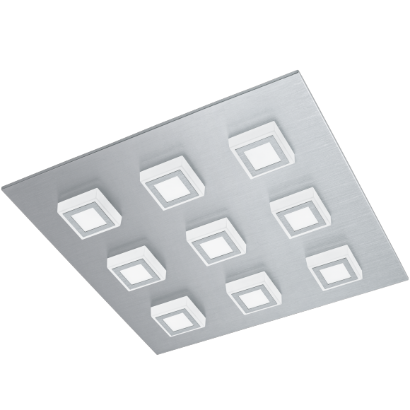 Eglo 94509 MASIANO Deckenleuchte LED 9X3,3W = 3060lm 3000K