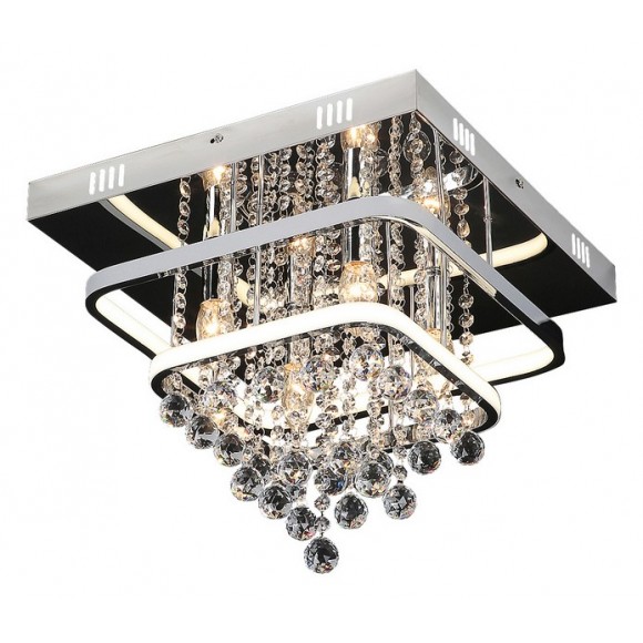 Rabalux 2239 LED-Einbauleuchte Pallas 1x36W+4x40W | 4xE14 | 2430lm | | 4000K - dimmbar, Chrom, Weiß