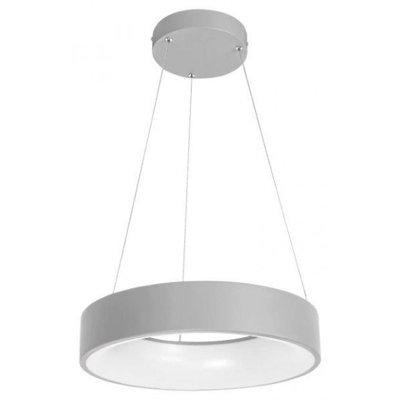 Rabalux 3929 LED Hängende Deckenleuchte Adeline 1x24w | 1500lm | 3000-6000K - Dimmable, Fernbedienung, Grau, weiß