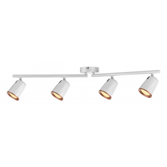 Rabalux 5048 LED Deckenleuchte Solange 1x24W | 1520lm | 3000K | IP20 - weiß mit gold