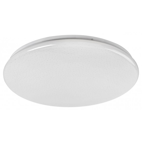 Rabalux 5448 LED Deckenleuchte Danny 1x80W | 6400lm | 3000-6500K | IP20 - CCT, dimmbar, mit Fernbedienung, Glitzereffekt, Timer, weiß