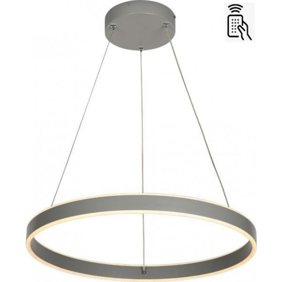 Rabalux 6299 LED Deckenleuchte Othello 1x36w | 1800lm | 3000-6000K - dimmbare, Fernbedienung, grau