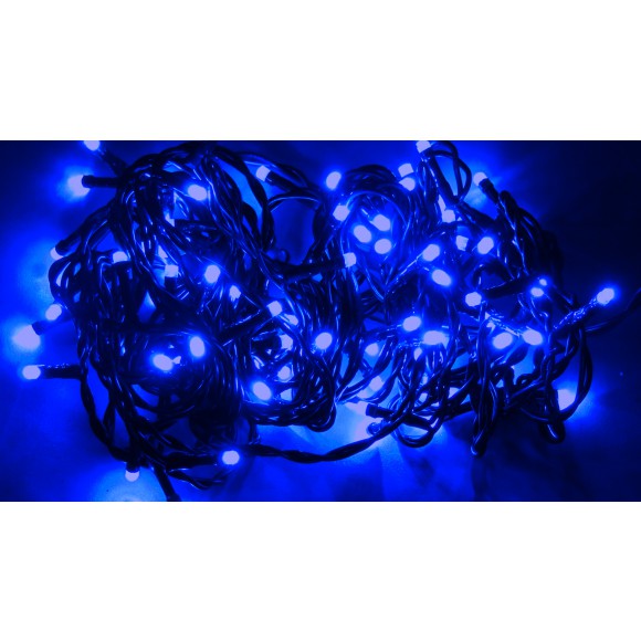 LED-Lichterkette - blau 33534