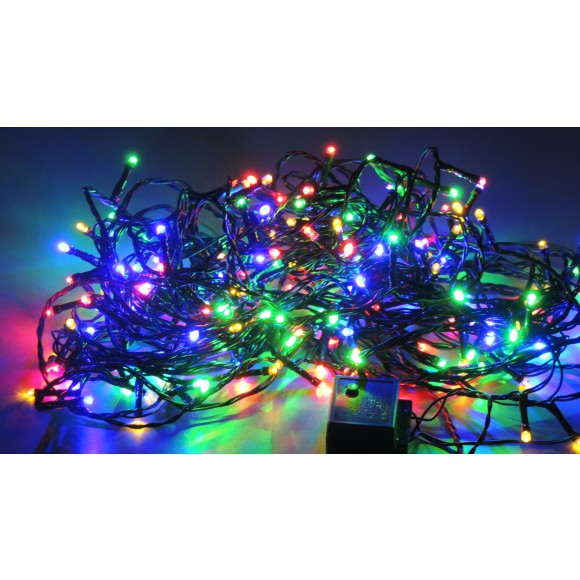 Philips LED Weihnachtslichterkette 180 L Länge 17,9 m, IP44 Innen- und Außenbereich