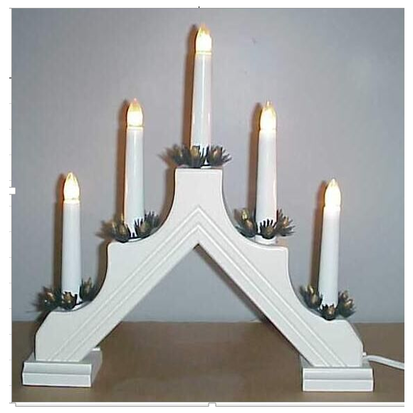 Philips LED Weihnachtsleuchter 15W, 5 Leuchtmitteln