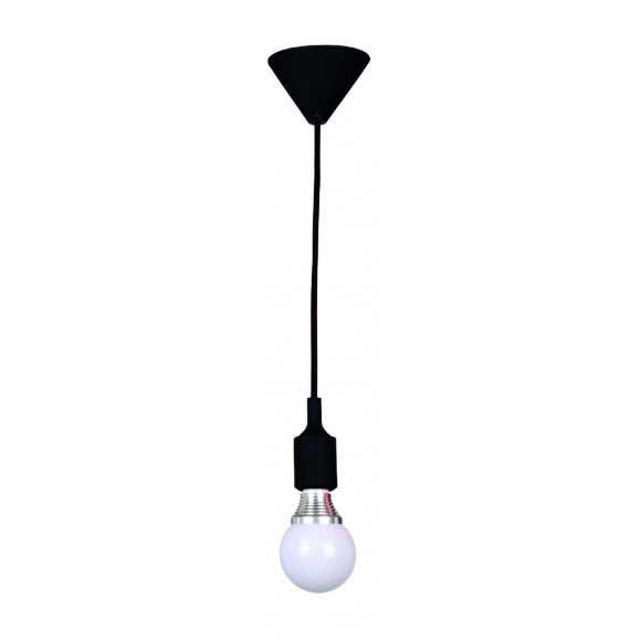 LEDKO 00384 Lampenaufhängung 1x40W | E27 - schwarz